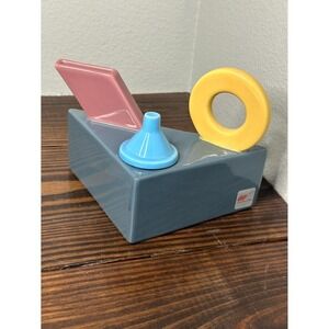 Feltman Langer Porcelain Gray Triangular Postmodern Peter Shire Coffee Cup